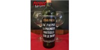Étiquettes humoristiques pour bouteille de vin - Paquet de 5 étiquettes - Kit 3